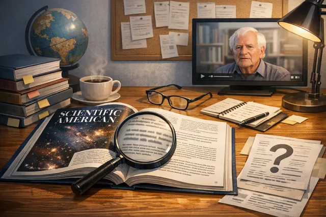 In welcher Ausgabe von Scientific American ist das Zitat von George F.R. Ellis zu finden?