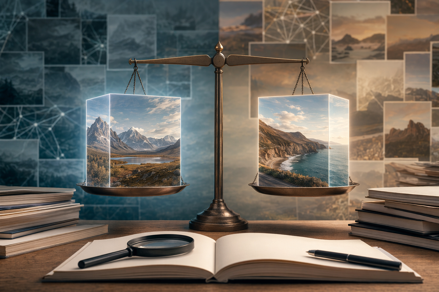 Editorial illustration for a GPT Image 2 versus GPT Image 1.5 photorealism fact-check