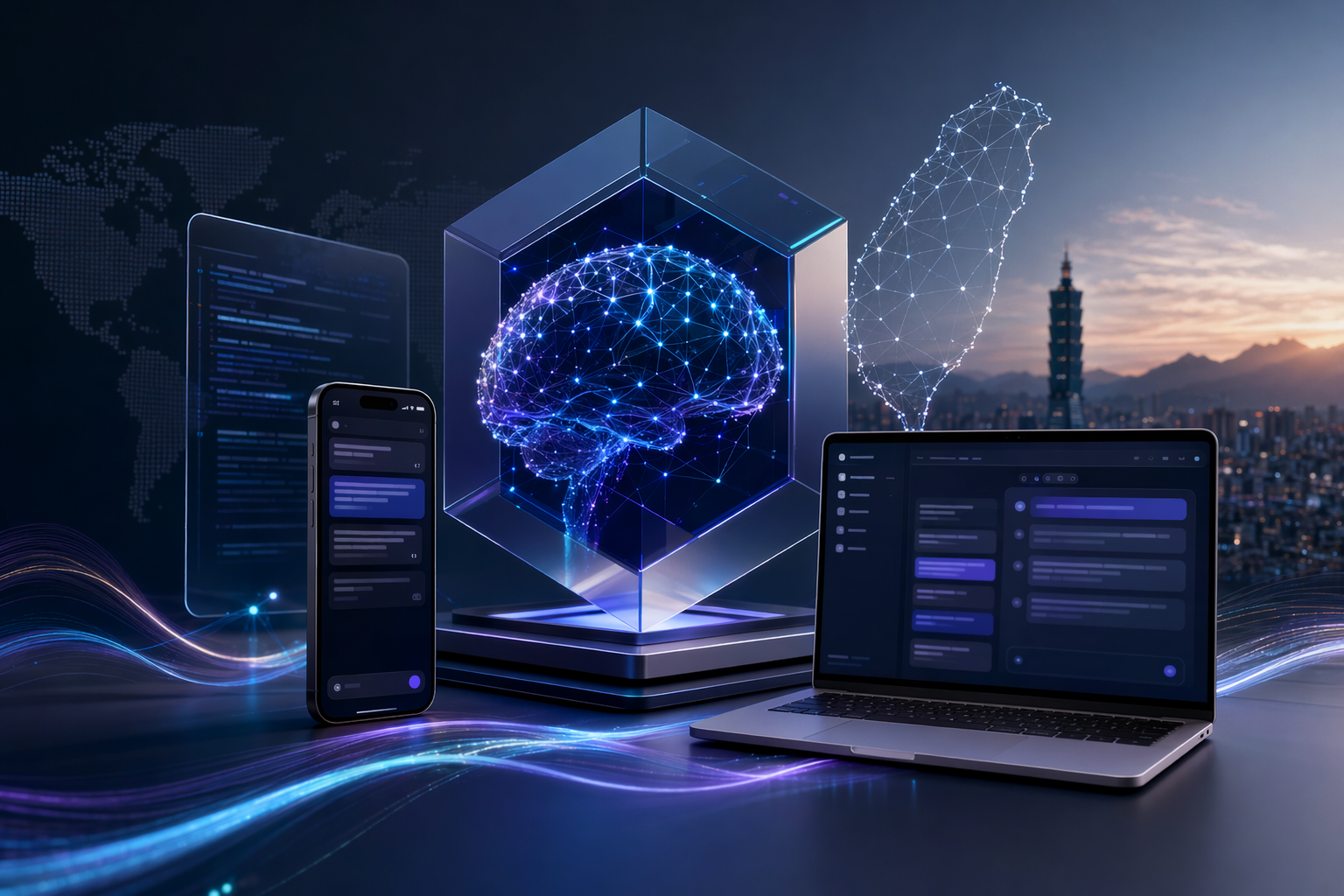 DeepSeek V4 App 選擇指南與台灣繁體中文使用情境的示意圖