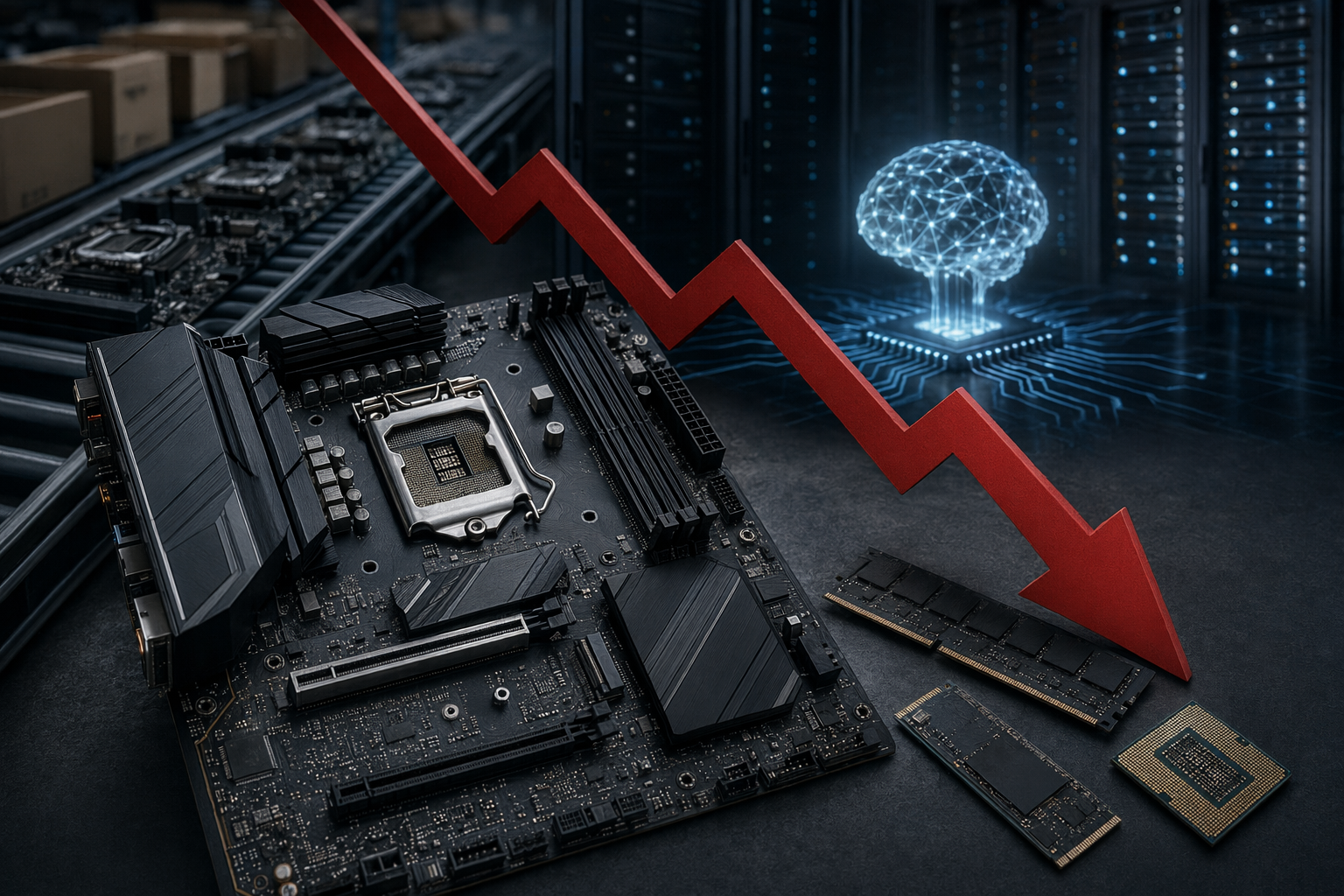 Why PC Motherboard Shipments Are Set to Slump in 2026