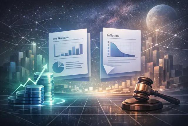Abstract illustration representing Solana network tokenomics and governance proposals