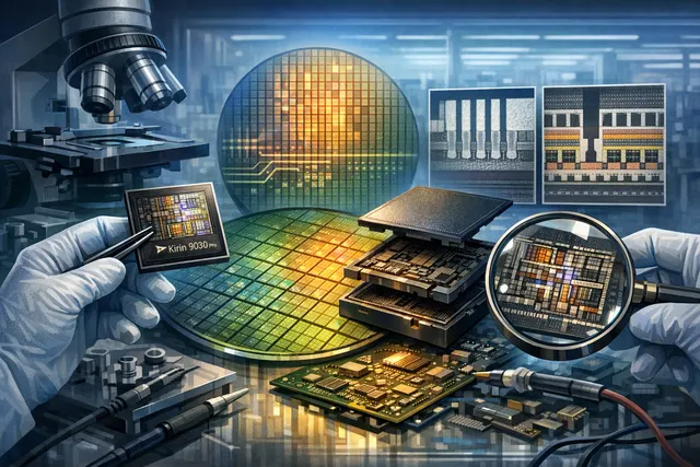 SemiAnalysis STEEL Lab teardown analysis of SMIC N+3 process and Huawei Kirin 9030 Pro chip architecture