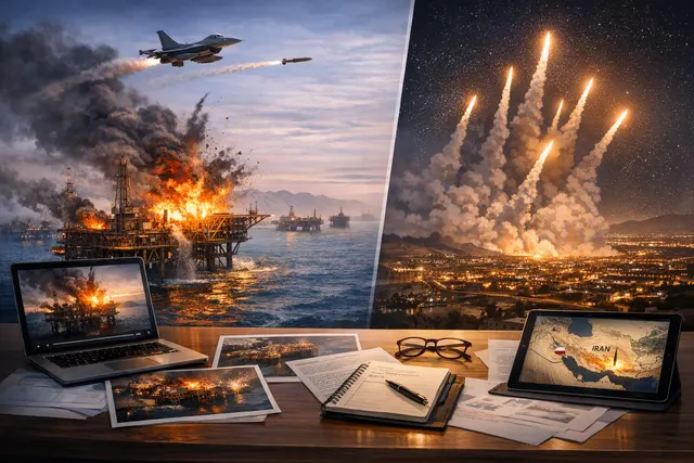 What are the key impacts of the March 2025 Israeli strikes on Iran's South Pars gas infrastructure and Iran's retaliatory missile attacks on