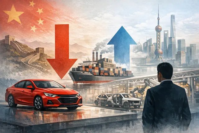 Chevrolet brand logo or vehicle, representing the end of new car sales in China after 21 years