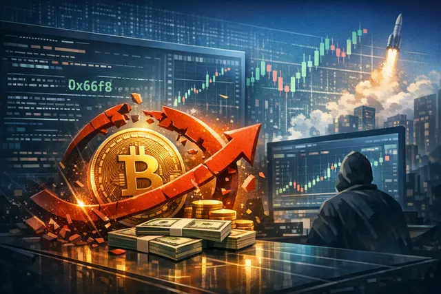 Bitcoin whale trade reversal chart showing leveraged short close and 40x long flip on Hyperliquid