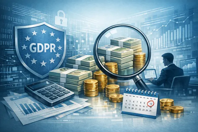 What did Finbold’s August 20, 2026 research reveal about the surge in GDPR enforcement during the second quarter of 2026—including the total