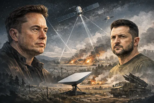 Elon Musk Starlink Ukraine deep strikes Russia refusal and Zelenskyy Trump appeal