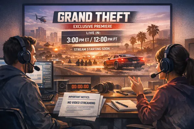 GTA 6 extended look premiere represented as a Netflix-first event with a later Rockstar YouTube release