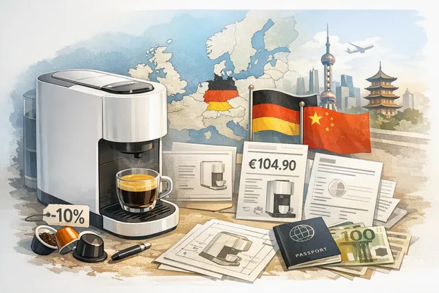 Xiaomi Mijia Capsule Coffee Machine with magnetic capsule holder