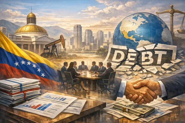 What are the key developments in Venezuela's sovereign debt restructuring, including the expansion of the Venezuela Creditor Committee with