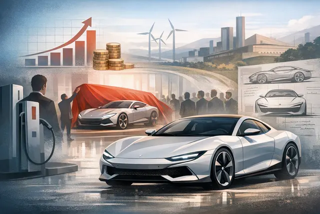 What milestones has Ferrari achieved with its first fully electric vehicle, the Luce, including its sales performance relative to targets an