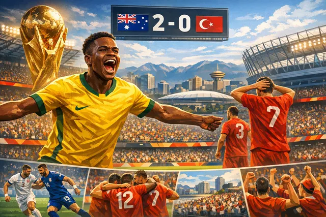 2026 FIFA World Cup Day 4 action featuring Australia's victory over Türkiye and Germany's dominant win against Curaçao