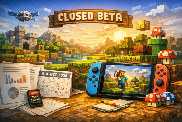 Minecraft Vibrant Visuals on Nintendo Switch 2 with enhanced lighting, shadows, and volumetric fog