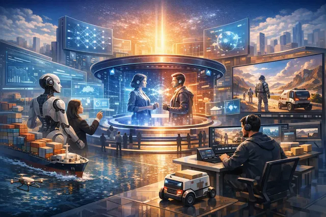 Alibaba Cloud AI product launch collage featuring Qwen3.8-Max, Wan3.0, QwenWork, and Qwen AI Arena branding
