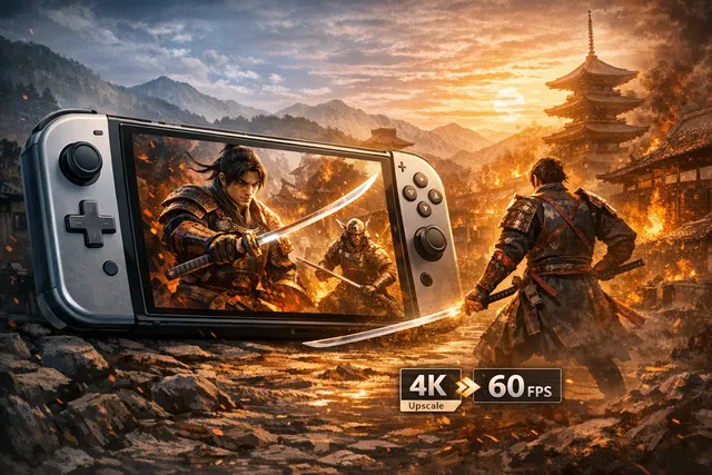 Onimusha Way of the Sword Nintendo Switch 2 performance specifications including upscaled resolution and frame rate targets