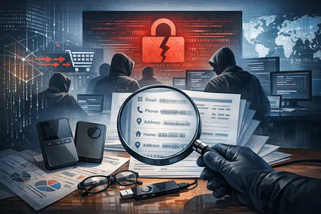 SafePal data breach alert illustrated with warning symbols and hardware wallet imagery