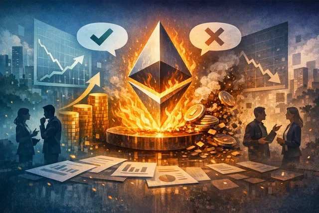 Comparison graphic showing EIP-8363 Tapered Issuance Burn on Ethereum and SIMD proposals on Solana, with staking ratio charts and token supply diagrams