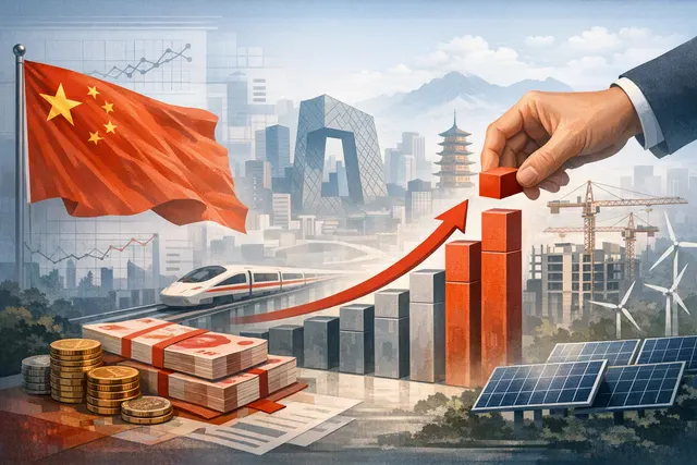 What additional fiscal measures has China announced to support domestic demand as its economic slowdown deepens, why is Beijing favoring a c
