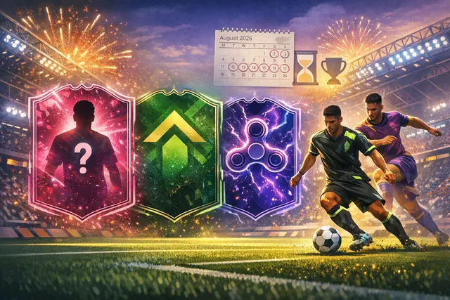 EA FC 26 Season 10 Pre-Season Token Store Evolutions: Va Va Voom, Carpet Football, Fidget Spinner, Creative License, and free Apex Attacker and Face Value Evolutions displayed on a