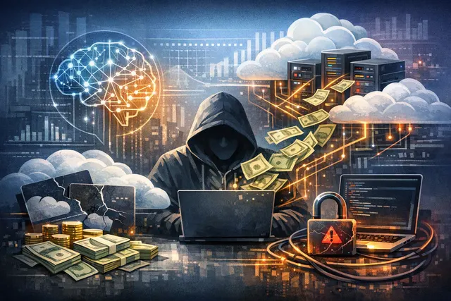 What is the gray market AI access scheme called Poison Claude, how does it exploit stolen promotional cloud credits from AWS to sell discoun