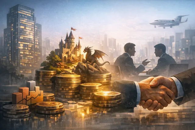 Illustration of Alibaba’s Lingxi Games sale to private-equity firm Trustar Capital