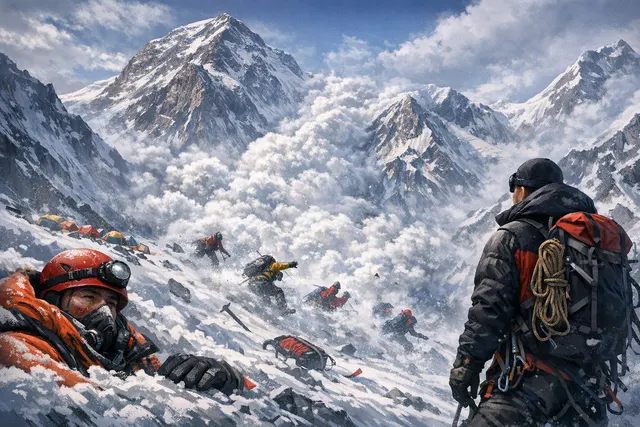 Nirmal Purja mountaineering Broad Peak avalanche 2026