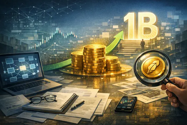 Abstract visualization of financial growth charts and blockchain nodes converging upward, symbolizing Robinhood Chain's rapid TVL growth.