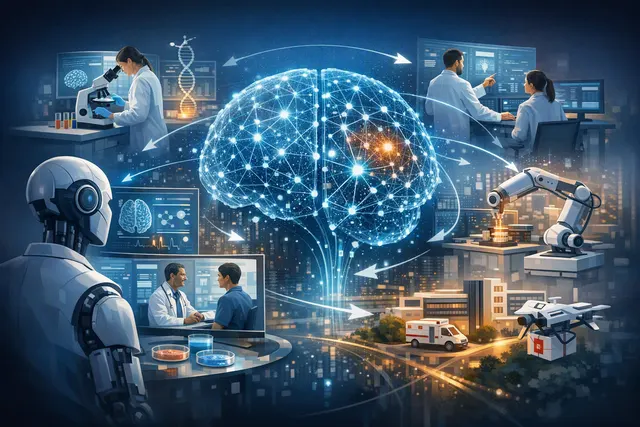 What is the AI driven "digital organism" framework called AIDO proposed by Eric Xing and colleagues in Nature Medicine, how does it aim to i