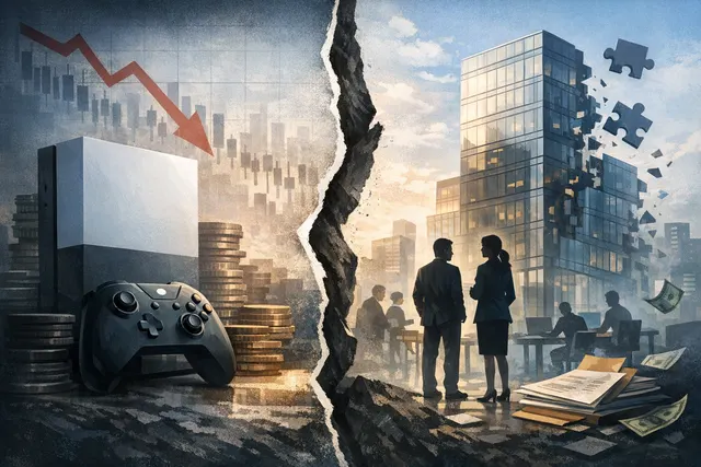 What are the key details about Microsoft's reported consideration of spinning off or restructuring its Xbox gaming division amid financial s