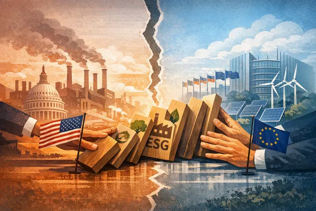 How is the United States pressuring the European Union to weaken its ESG regulations under the US EU Framework Agreement on Trade, and how a