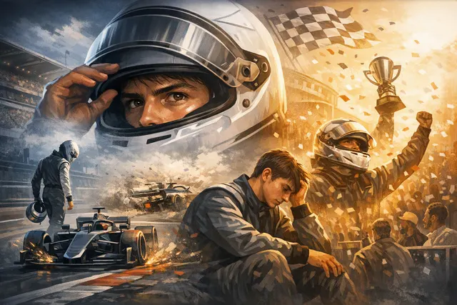 Kimi Antonelli driving a Mercedes F1 car during the 2026 season