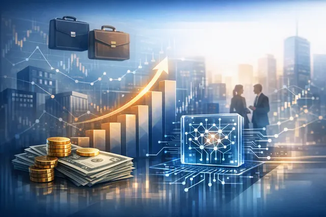Edgify edge AI platform illustration showing in-store devices processing data locally for loss prevention and real-time assistance
