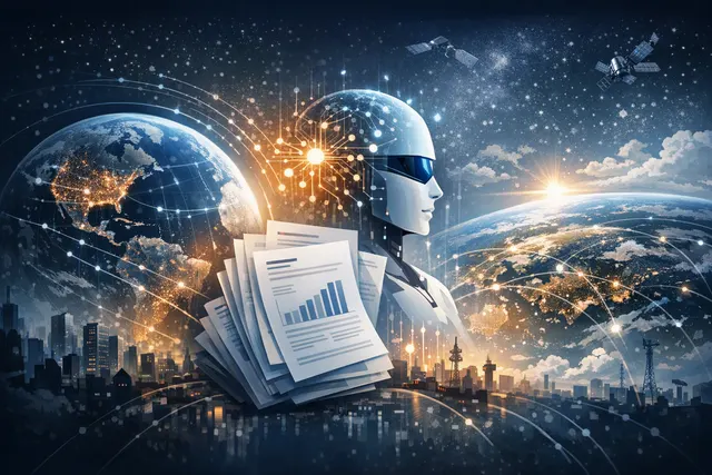 Conceptual illustration of Google Gemini Spark as a personal AI agent running autonomously in the background across devices and Chrome browser