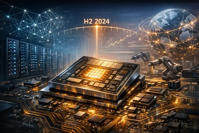 Conceptual illustration of Nvidia Feynman AI chip with advanced packaging and optical interconnects