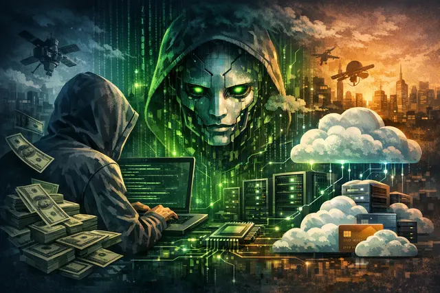Conceptual illustration of a data breach showing a broken digital lock and exposed data streams, representing the privacy risks of gray-market AI proxy services like Poison Claude.