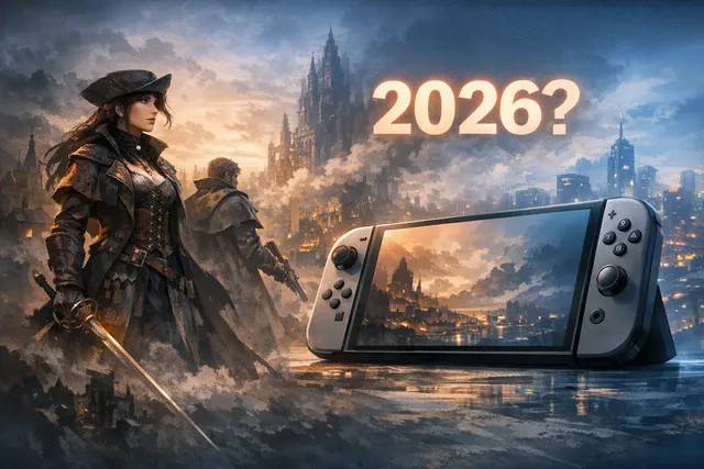 Concept image questioning whether Clair Obscur: Expedition 33 is coming to Nintendo Switch 2 in 2026