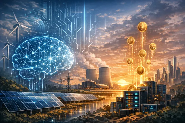 Satya Nadella’s token capital concept visualized as compounding digital intelligence