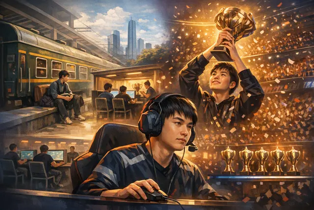 Chen Zhengzheng (Cat), five-time Honor of Kings champion, at the Esports World Cup