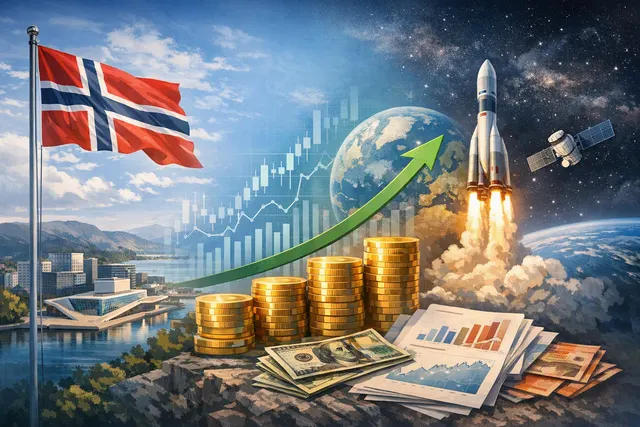 What were the key financial results from Norway's sovereign wealth fund for the first half of 2026, including its record profit, total marke