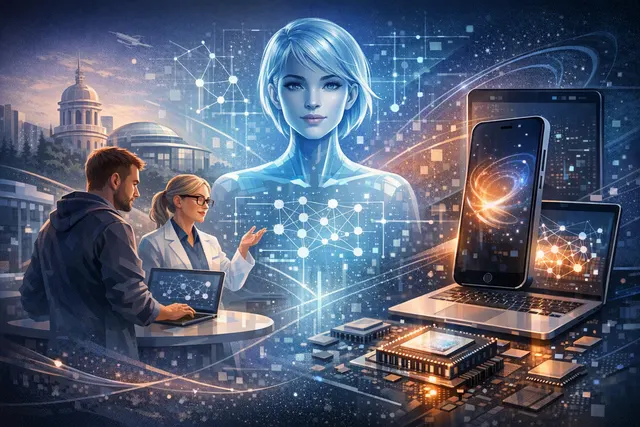 MacPaw and Liquid AI partnership visual showing on-device AI stack components for macOS