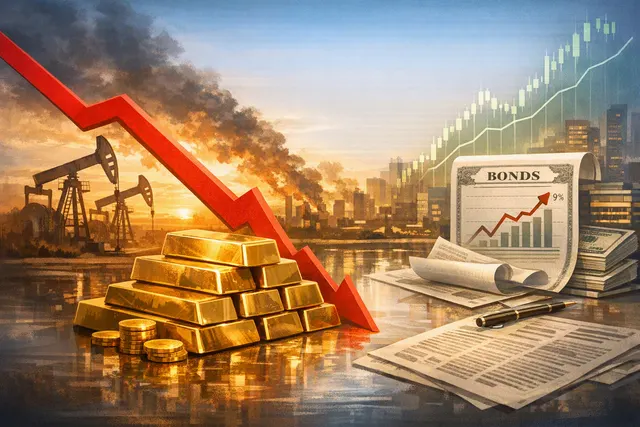 Why did gold retreat on Tuesday after three straight sessions of gains, falling about 0.4–0.5% to near $4,395 per ounce in European trading