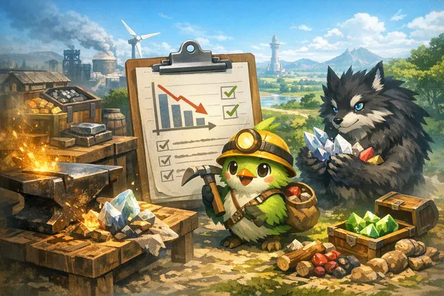 Art depicting the World Tree from Palworld, the central location for endgame Holy Water farming and the main target of v1.0.3's grind reduction