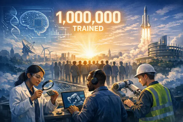 EIT Deep Tech Talent Initiative training milestone concept showing digital and technological skills development across Europe