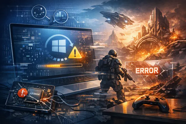 Windows 11 KB5121003 update warning showing game crashes and ARM64 app failures