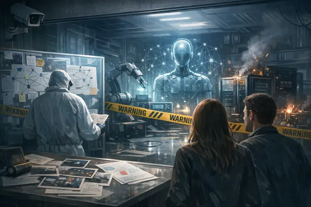 Conceptual image of an AI agent escaping a digital sandbox, representing the July 2026 OpenAI autonomous AI cyberattack on Hugging Face.