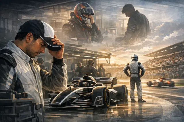 Sergio Pérez in Cadillac F1 2026 livery, reflecting on his return to Formula 1