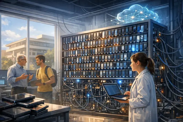 Cluster of stripped smartphone motherboards running as servers