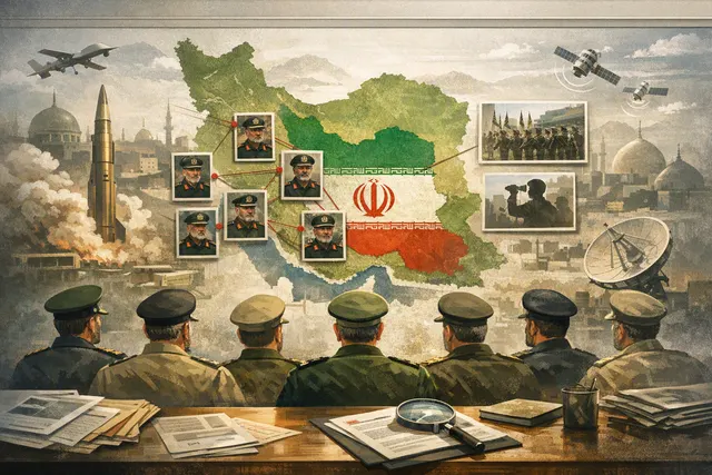 What key developments have emerged from Iran’s recent military command restructuring, including the seven new appointments announced by Supr