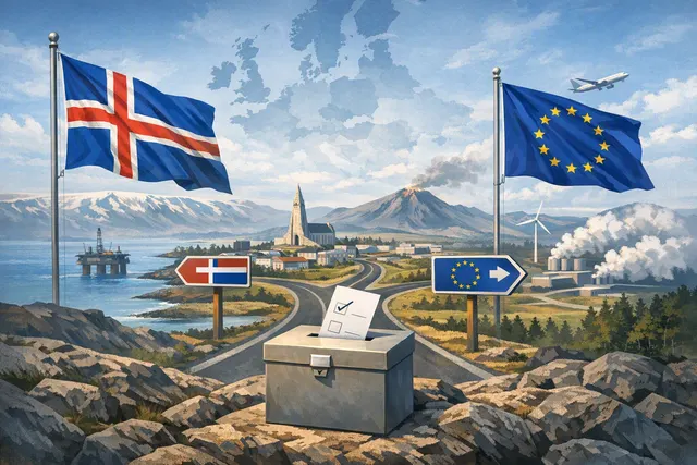 What are Icelanders being asked to decide in the August 29 referendum on whether to reopen EU accession negotiations, why was the bid origin