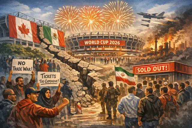 Geopolitical tensions and ticketing controversies surrounding the opening of the 2026 FIFA World Cup hosted by the US, Canada, and Mexico.